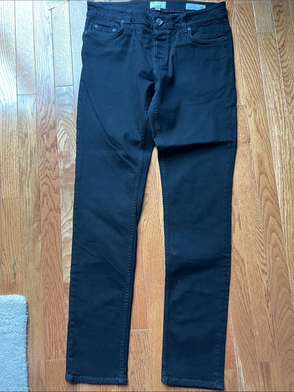 ONLY & SONS Black Skinny Stretch Jeans